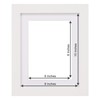 Fabian Clarke London® 10x8 Modern White Wooden Picture Photo Frame