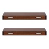 Kate and Laurel Havlock Modern Floating Shelves, Set of 2,