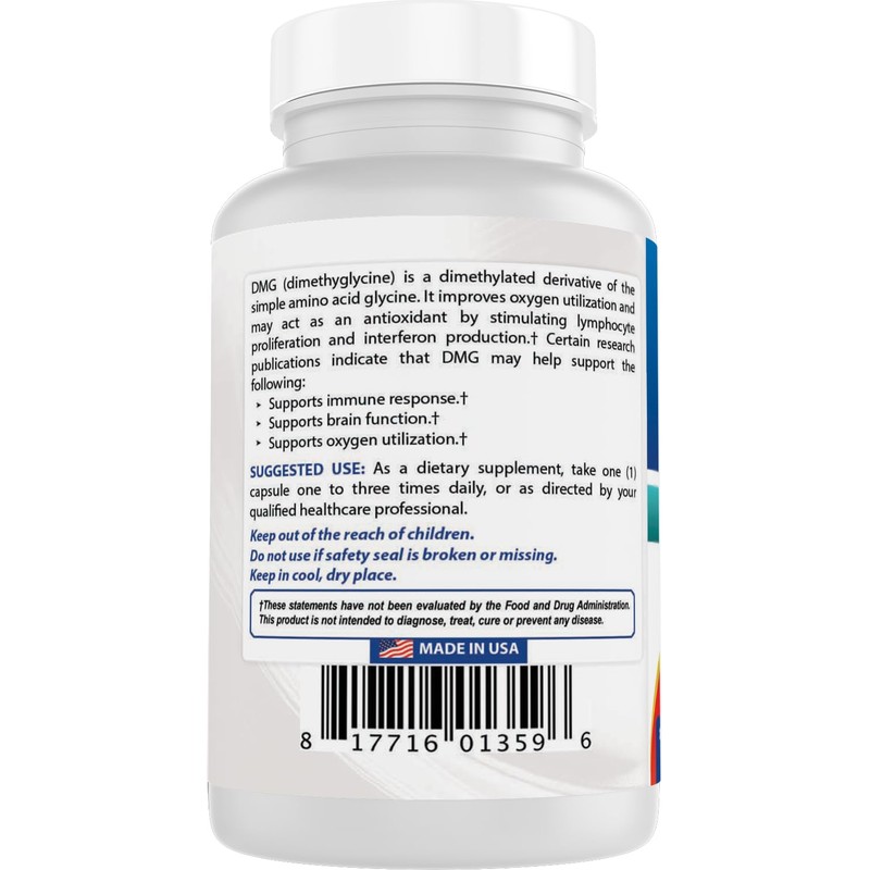 Best Naturals DMG 125 mg 120 Capsules