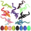 TXB3DOK 8PCS 3D Printed Easter Dragon Eggs with Dragon Inside,Mini