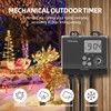 TiFFCOFiO New Digital Outdoor Timer Waterproof, Dial Programmable Method, Outdoor