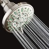 AquaDance Antimicrobial/Anti-Clog High-Pressure 6-setting Shower Head, Microban Nozzle Protection from
