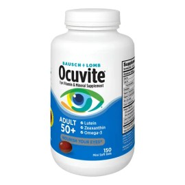 150gels Vitaminas Lutein Zeax Om3 p Ojos Ocuvite Adulto 50                                                                                            