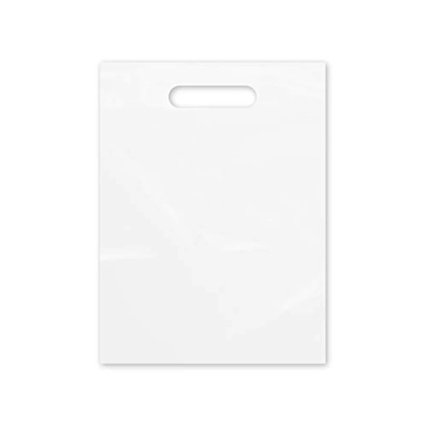 Purple Q Crafts Clear Plastic Bag With Handles 9" x