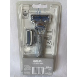 Gillette SkinGuard SkinGuard 1 Razor Handle + 2 Blade Refills For Sensitive Skin
