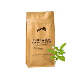 Jovvily Chickweed Herb - 1lb - Common Chickweed - Gluten-Free - Traditional Supplement.
