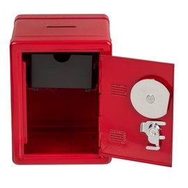 Novelty Metal Money Box Money Box for Kids Heavy Duty Money Box with Keys Money Box for Kids Black