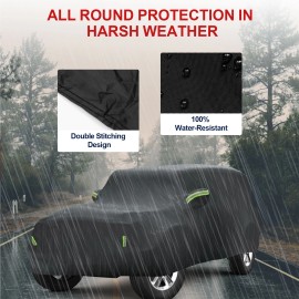 Xukey Polyester Car Cover Waterproof Outdoor UV Dust Resistant For Landrover Defender