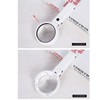 Magnifying Glass LED 5X 11X Magnification Magnifier Lens Adjustable for