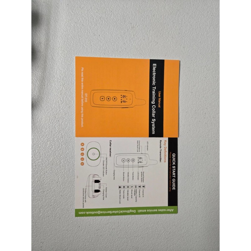 Woehraed 2PACK Dog Electric Training Collars Remote Waterproof E-Collar -