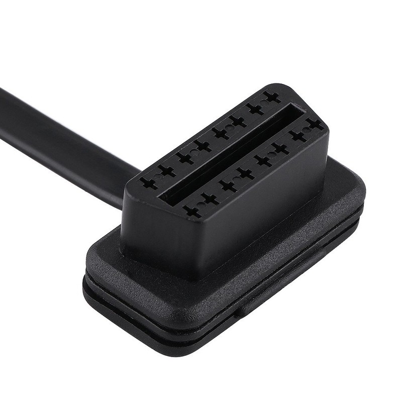 Keenso 16 Pin Stecker auf Buchse OBD2 Kabel, Diagnostic 16