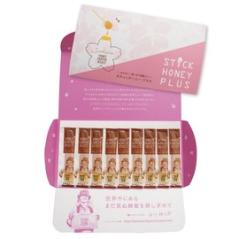 Mealmy Stick Honey Plus Sakura Honey, Pure (3 Types of Sakura Honey, 0.3 oz (8 g) x 9 Bottles), Individual Packaging, Kanichi Shoten SAKURA