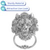 MOLIGOU Lion Head Door Knocker, 6 Inch Front Door Knocker,