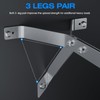SS304 Antenna Wall Mount 16 Inch Tall Heavy-Duty Stand Off
