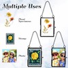 Landhoow 8 Pcs Double Glass Frame for Pressed Dried Flowers