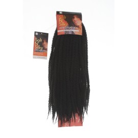 Sensationnel Jet Black: Colour 1: Soft and Silky Afro Natural: Afro Twist Braid