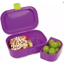 Monster Lunch Box with Fruit and Vegetable Compartment, Dishwasher Safe, BPA-Free for Children and Adults Lutz Mauder