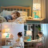Small Green Dinosaur Table Lamp for Bedroom Nightstand Decor,Animal Nursery