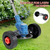 Weeding Trimmer Wheels,Lawn Mower Auxiliary Wheels | Adjustable Support Wheels