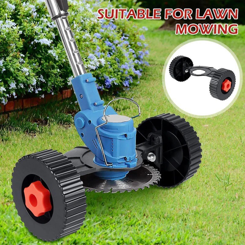 Weeding Trimmer Wheels,Lawn Mower Auxiliary Wheels | Adjustable Support Wheels