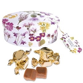 Gardiners of Scotland Handmade Fudge 120g Oval Tin, Scottish Wildflowers Vanilla Fudge