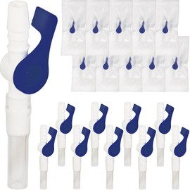 Urinary Drainage Bag Valve with Easy Lever Handle Secure Connection Spill Resistant Design Compatible with Leg Bags and Bedside Urine Bags, 20Pack