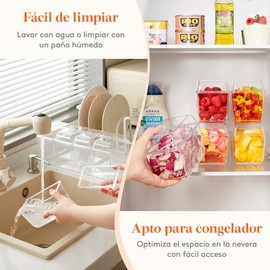 Lifewit, Soporte Refrigerado para Tacos y Bar, Bandeja con Compartimentos, Tapas y Piezas Extraíbles, Ideal para Frutas, Ensaladas, Salsas en Hogar,  