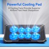 ICE COOREL Laptop Cooling Pad with 8 Cooling Fans, Cooling
