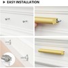 goldenwarm 5 Pack Adjustable Gold Cabinet Handle,Drawer Pulls 1-3/8" to