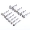 10pcs 14-50mm Forstner Drill Bit Set Flat Wood Drilling Woodworking