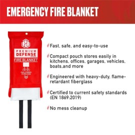 Premium Defense Fire Blanket Emergency Fire Blanket, Fire Extinguisher #71019
