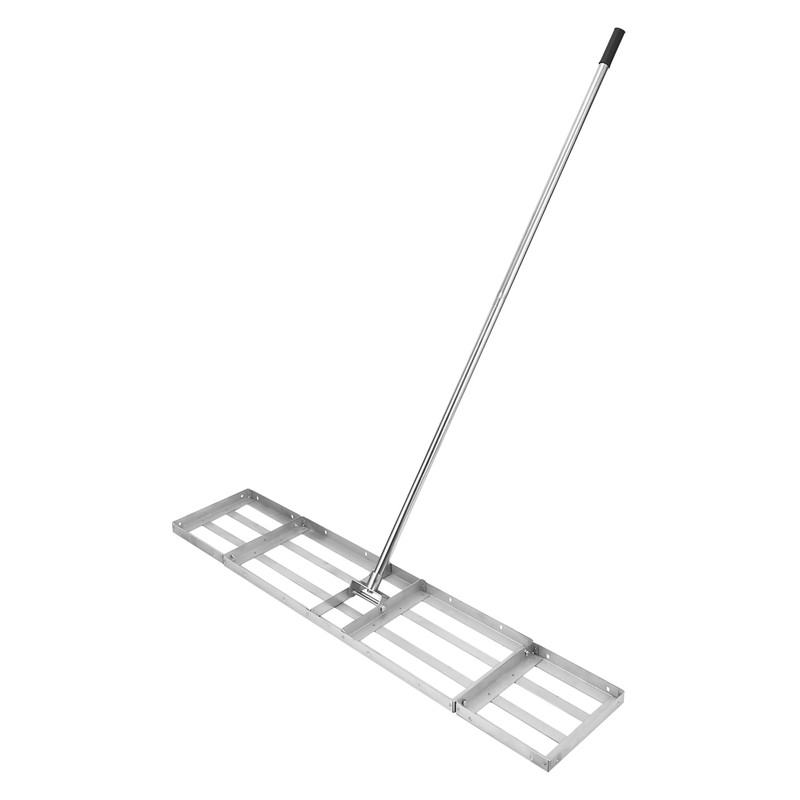 GarveeLife 6FT 36"×10" Lawn Leveling Rake, Stainless Steel Landscape Rakes,