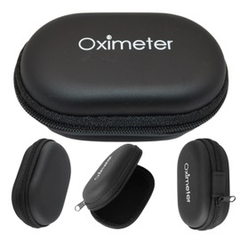 Pulse Oximeter Storage Case Bag Zipper Carrier Wallet Pouch for Protecting Heart Rate Monitor Pulse Oximeter Device by TradeProvider®