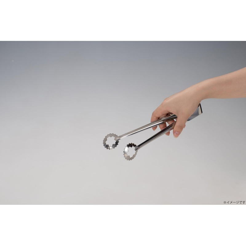 Takagi Shokun-Michi Stainless Steel Tempura Tongs, Small