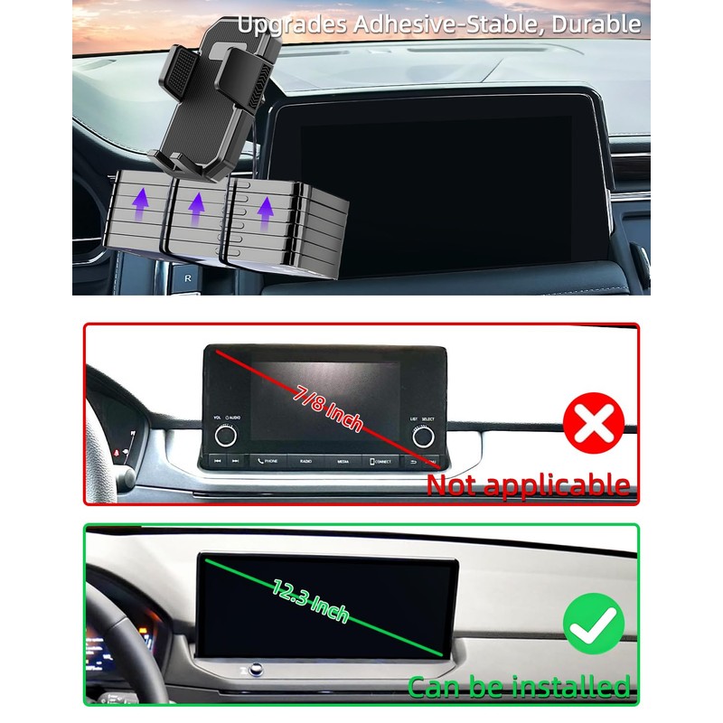 Car Phone Mount for 2023-2025 2026 Honda Accord Hybrid Sport
