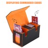 Azyvum Commander Deck Box, Card Game Box with Viewing Window,