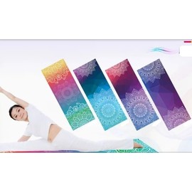Buona Vita Yoga Towel, Yoga Rug, Anti-slip, Yoga Towel, 72.0 x 25.6 inches (183 x 65 cm), Water Absorption, Quick Drying, Lightweight, Washable, Durable, Quick Drying, Water Absorption, Convenient to