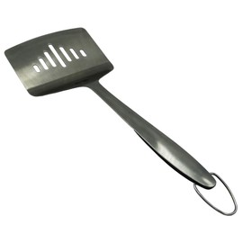 Urban Zen ZenUrban 880006C Wide Fish Turner Slotted Spatula, 7-Inch, Gray