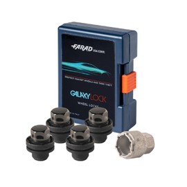 OMAC Wheel Lock Kit for Mitsubishi Lancer Outlander M12X1,5 Chromed Black 4Locks&1Key