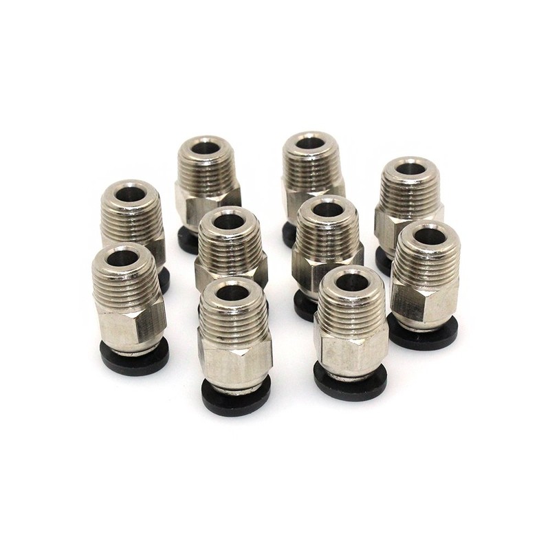 Witbot PC4-M10 Male Straight Pneumatic PEFE Tube Push In Quick