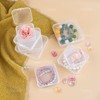 AUEAR, 40 Pieces 4 Sizes Square Empty Mini Plastic Storage