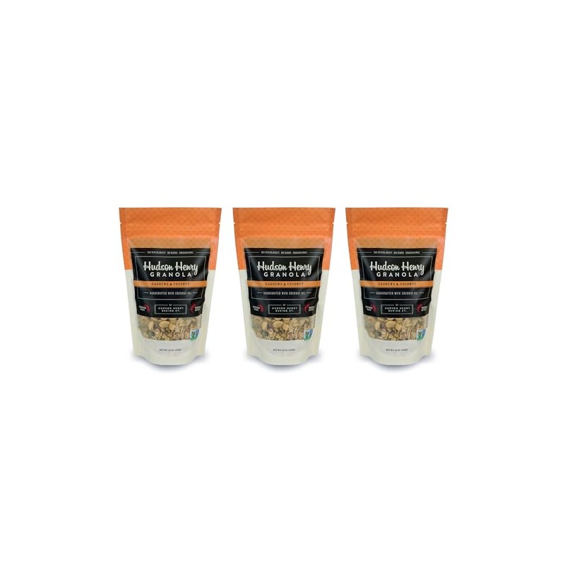 Hudson Henry Granola, Cashews & Coconut - 12 oz. package,
