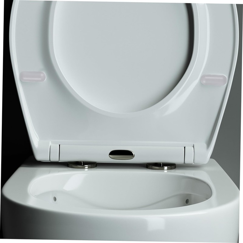 TEHAUX 10pcs Toilet Seat Gasket Bumper Pad for Raised Toilet