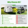 10L0L 4 Passenger Golf Cart Cover for Yamaha EZGO Club