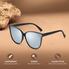 HASFOX Cat Eyes Sunglasses for Women | Polarized UV Protection