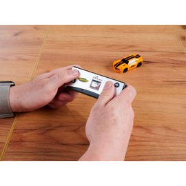 Carson 500404276 1:60 Nano Racer Striker 2.4GHz Orange Remote Control Car, RC Car, RC Car, Driving Time 20 Min, RC Car for Children