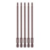 sourcing map Pack of 5 T15 Torx Bit 1/4 Inch