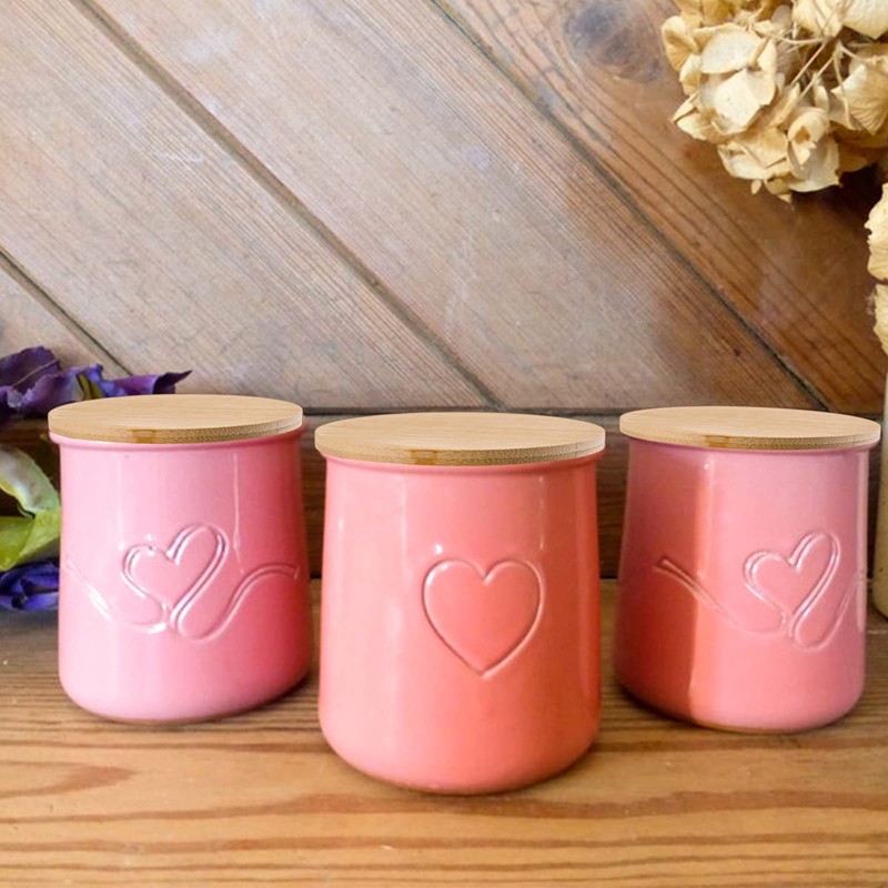La Fermiere Yogurt Jar lids- 6PC Bamboo Jar Lids for