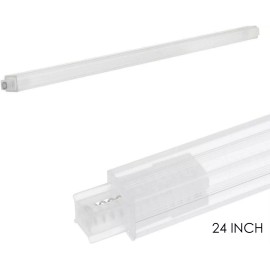 Kanizz 24 Inch Towel Bar Replacement Plastic Spring Loaded End Bathroom Home Bath Rack