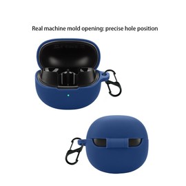 FTRONGRT Case Compatible with QCY MeloBuds Pro, Soft TPU, Scratch-Resistant Protective Case for Bluetooth Headphones Compatible with QCY MeloBuds Pro, Black